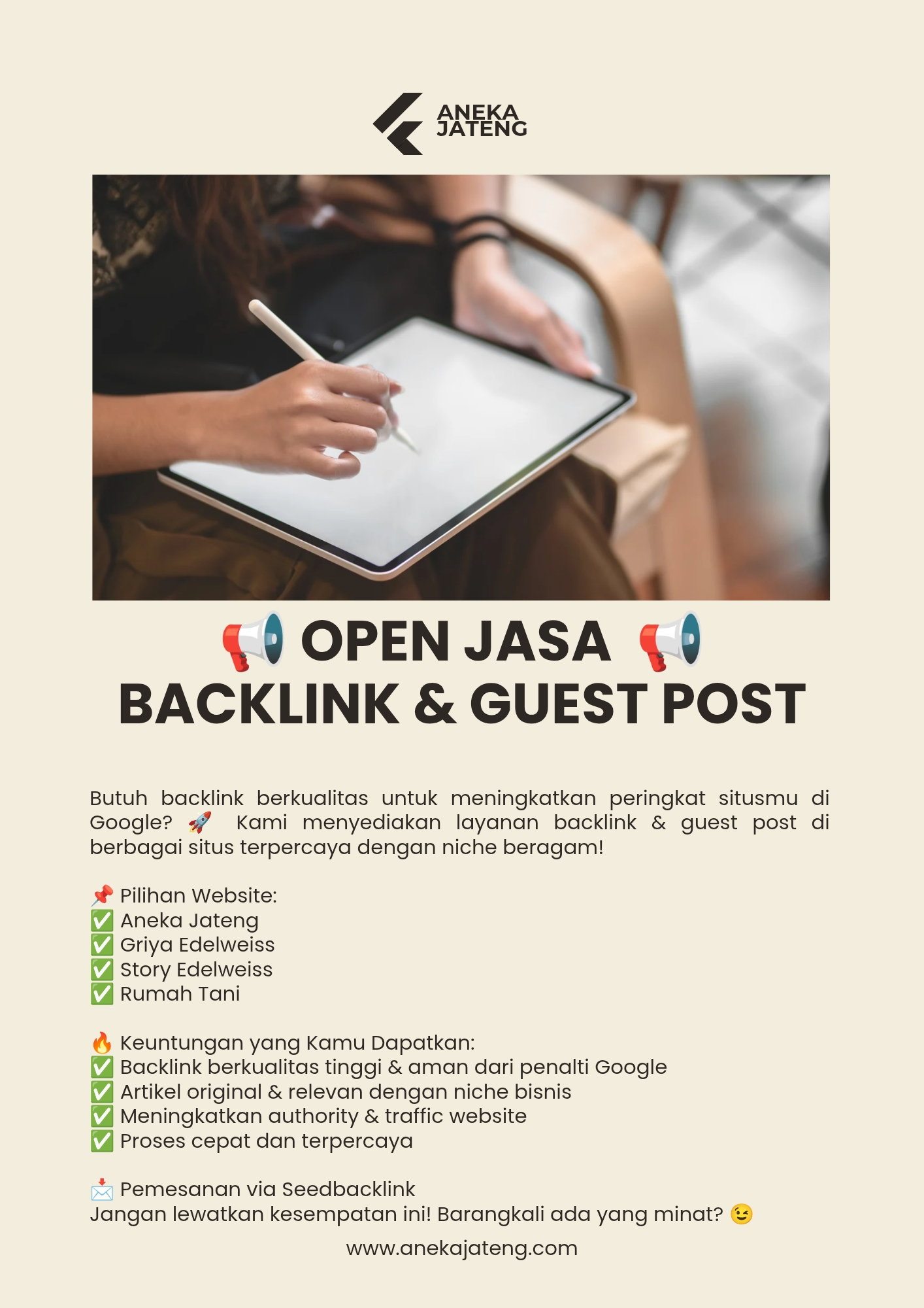 Jasa Backlink & Guest Post