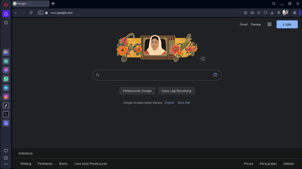 Google Doodle Siti Aminah Cendrakasih