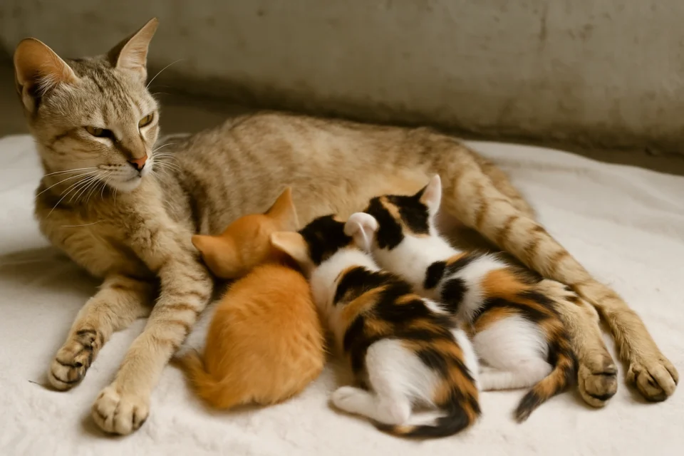 Kenapa Kucing Menyusui Terlihat Kurus? Ini Penyebab dan Cara Mengatasinya